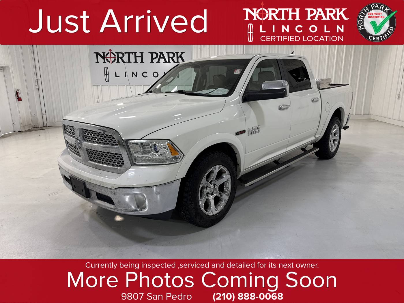 2018 Ram 1500 Laramie — Pickup Truck — 121,184 mi — San Antonio, TX