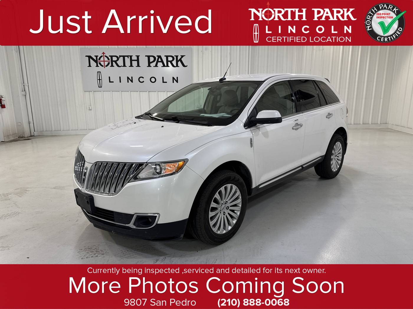 2013 Lincoln MKX FWD — SUV — 83,956 mi — San Antonio, TX