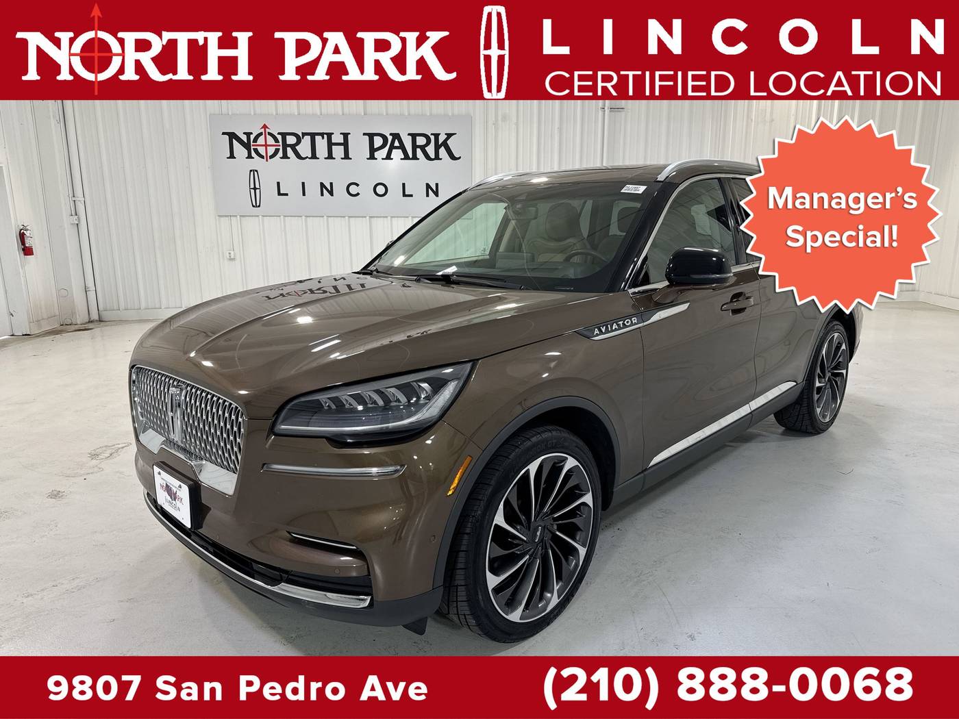 2022 Lincoln Aviator Reserve — SUV — 51,957 mi — San Antonio, TX