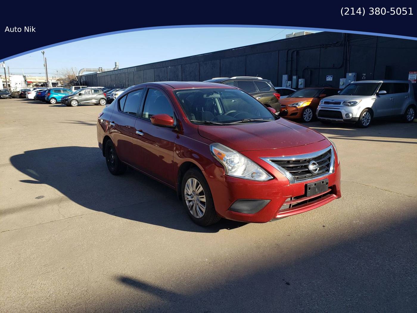 2017 Nissan Versa 1.6 SV — Sedan — 55,283 mi — Dallas, TX