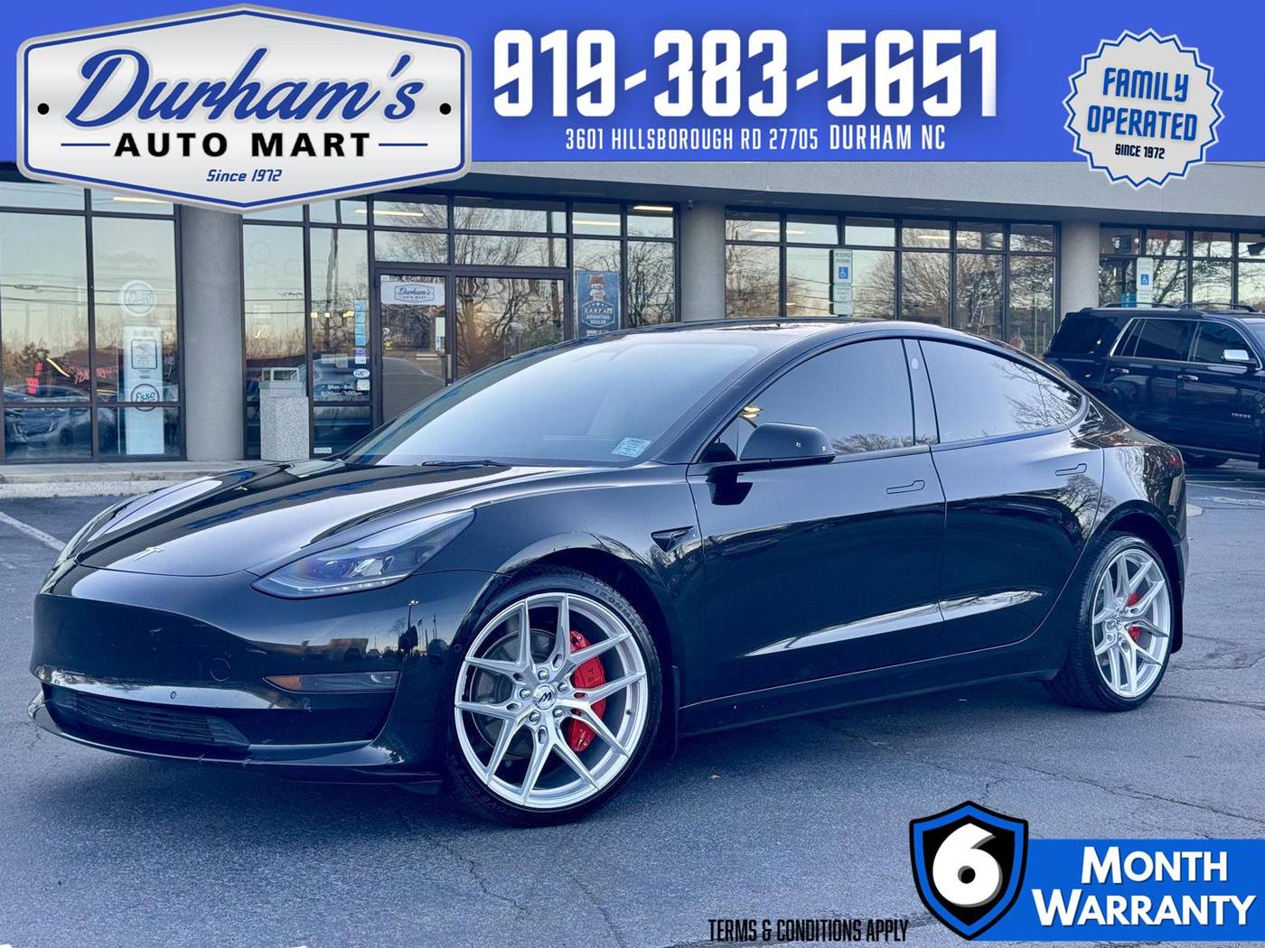 2022 Tesla Model 3 Standard Range Plus — Sedan — 122,812 mi — Durham, NC
