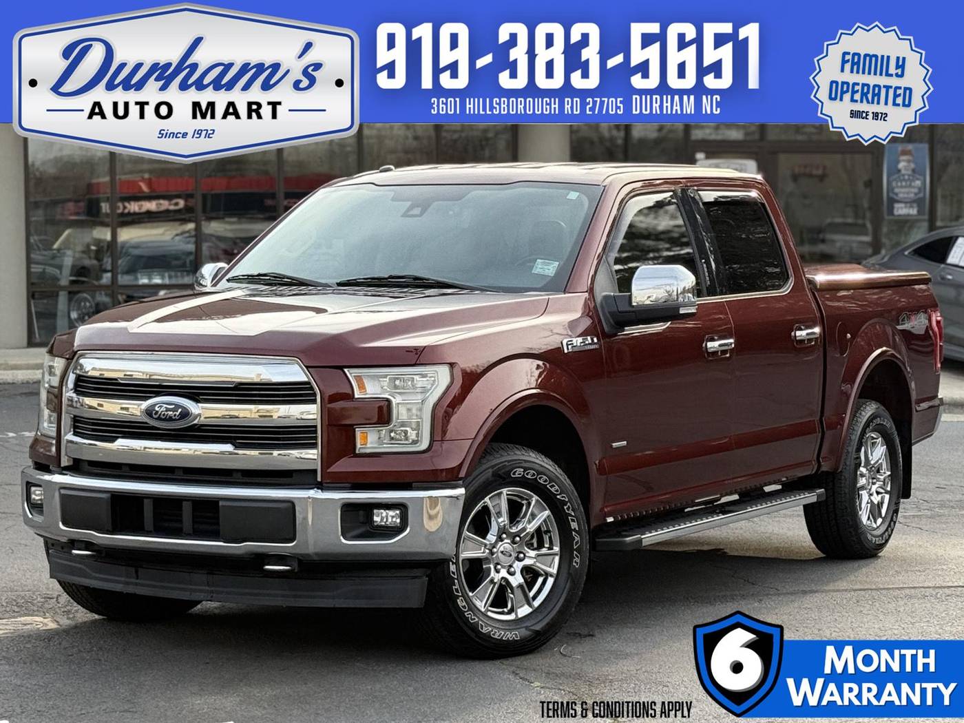 2017 Ford F-150 Lariat — Pickup Truck — 81,836 mi — Durham, NC