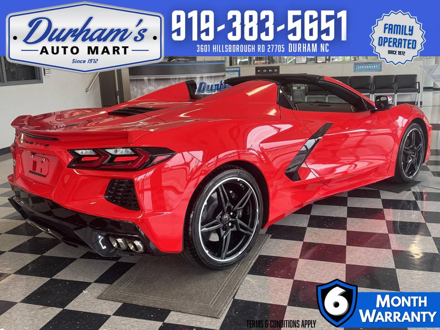 2022 Chevrolet Corvette 2LT — Convertible — 3,008 mi — Durham, NC