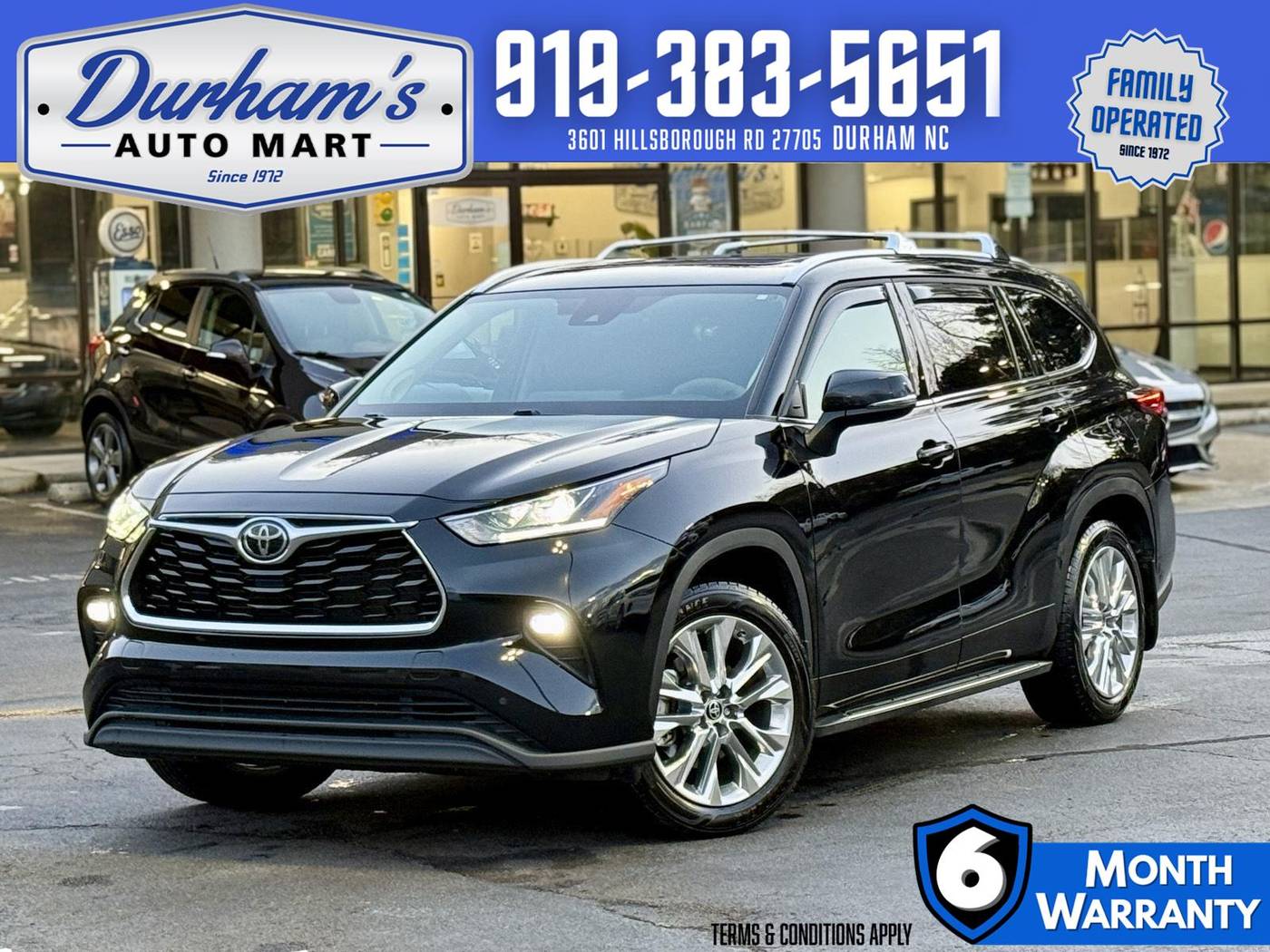 2023 Toyota Highlander Limited — SUV — 54,113 mi — Durham, NC