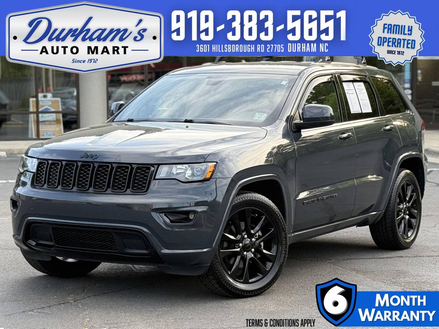 2017 Jeep Grand Cherokee Altitude — SUV — 97,619 mi — Durham, NC