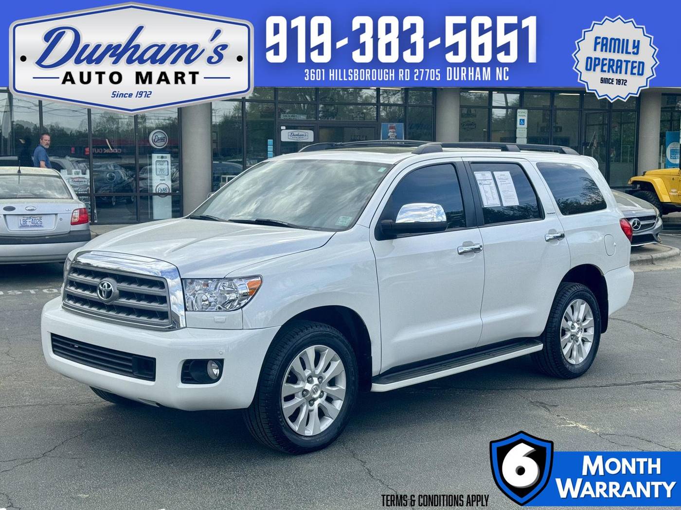 2015 Toyota Sequoia Platinum — SUV — 157,616 mi — Durham, NC
