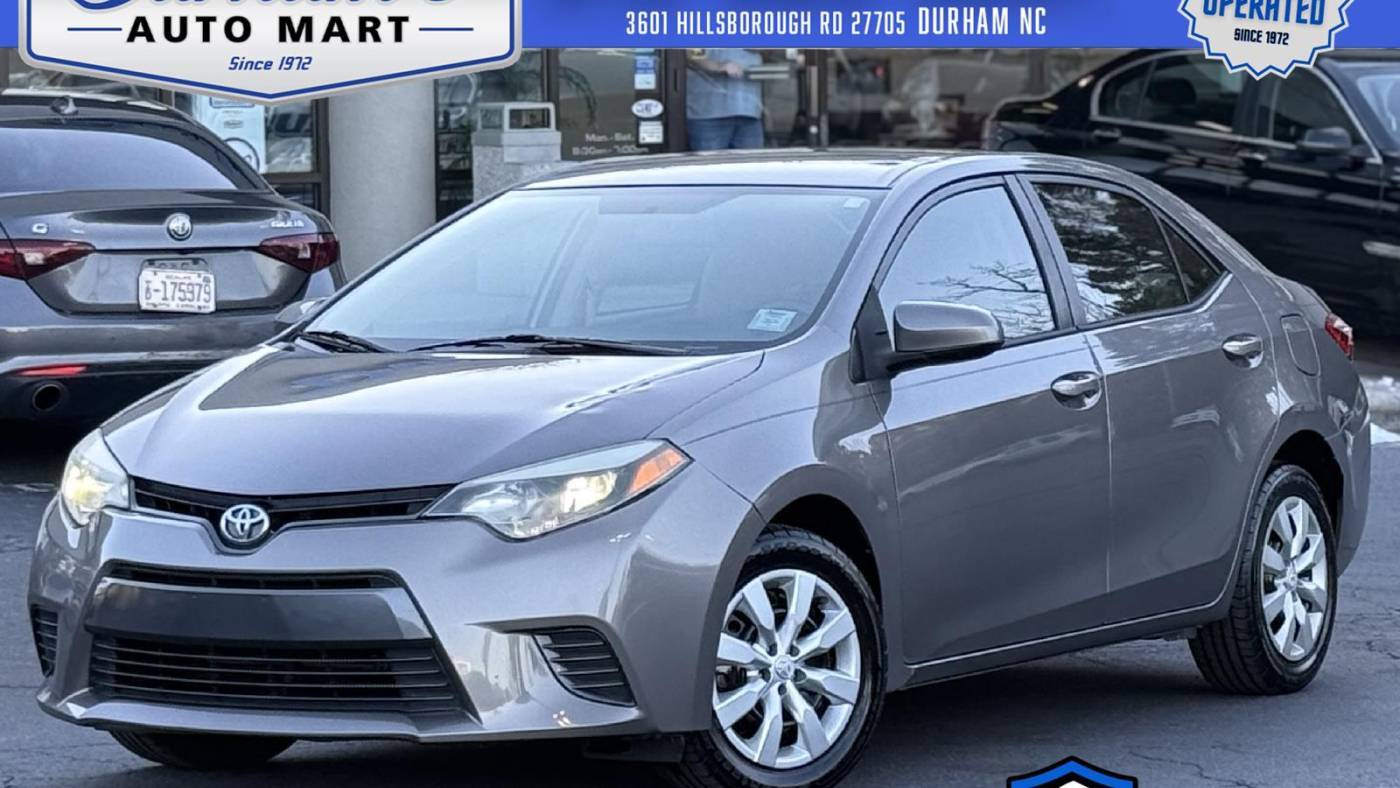 2016 Toyota Corolla LE — Sedan — 126,923 mi — Durham, NC