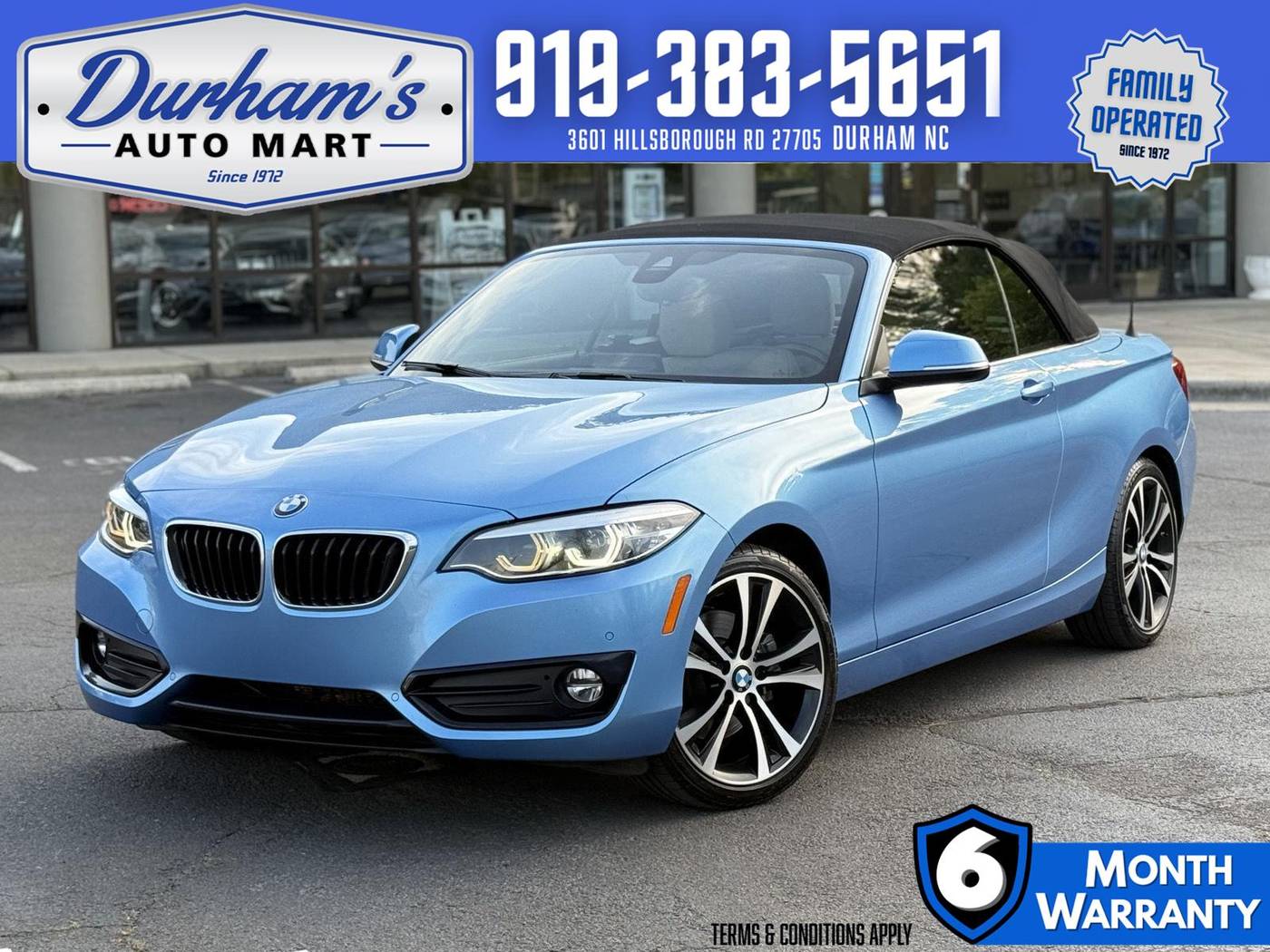 2020 BMW 2 Series 230i — Convertible — 98,266 mi — Durham, NC