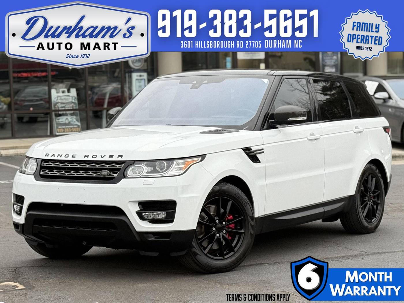 2017 Land Rover Range Rover Sport SE — SUV — 92,725 mi — Durham, NC