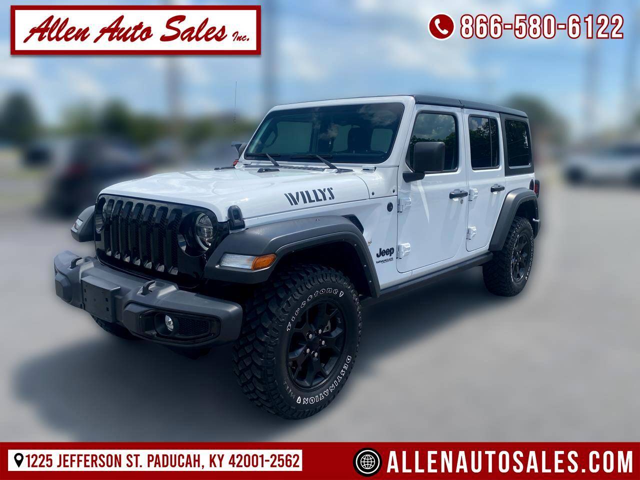 2022 Jeep Wrangler Willys — SUV — 20,504 mi — Paducah, KY