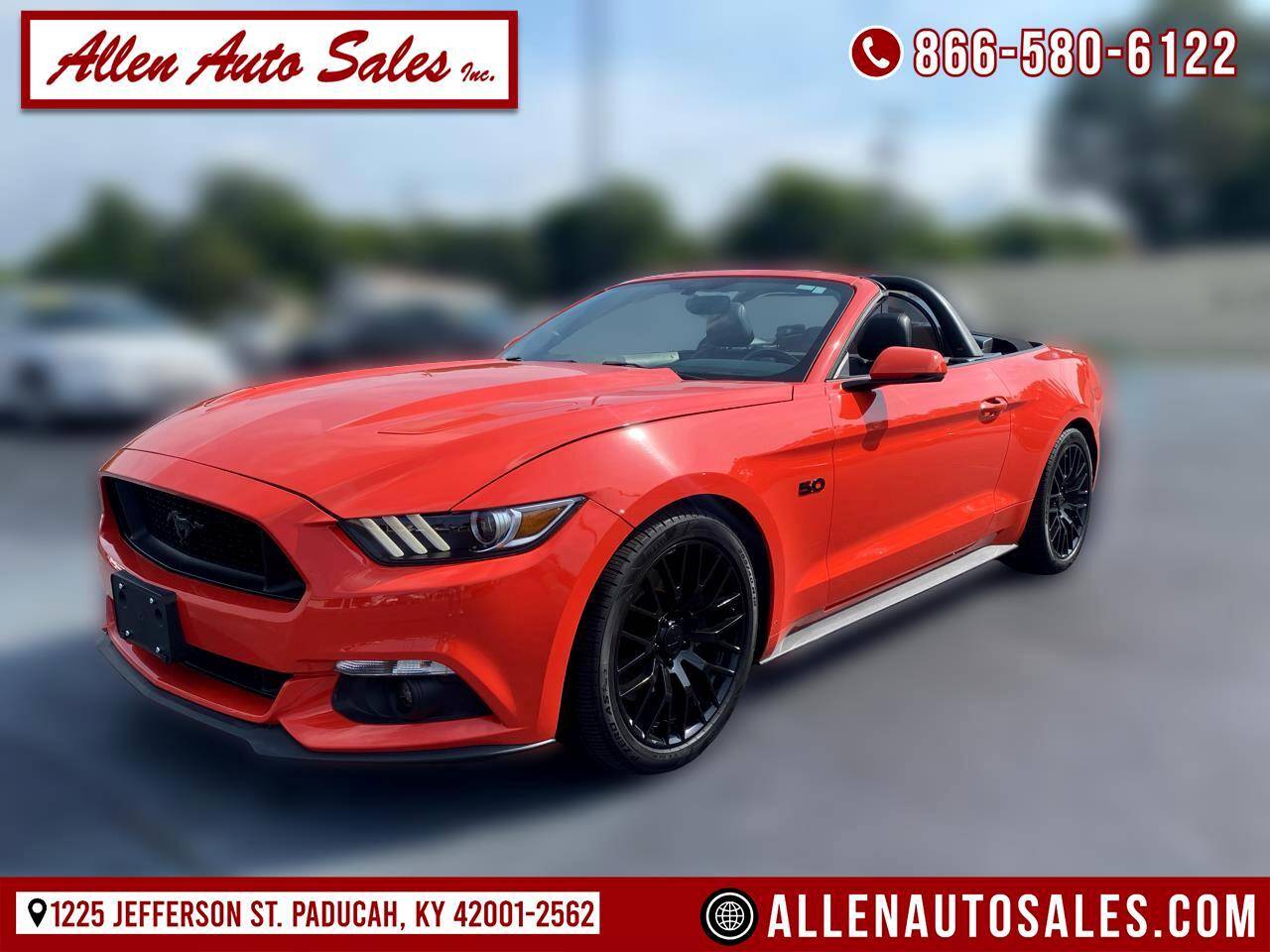 2015 Ford Mustang GT Premium — Convertible — 35,377 mi — Paducah, KY