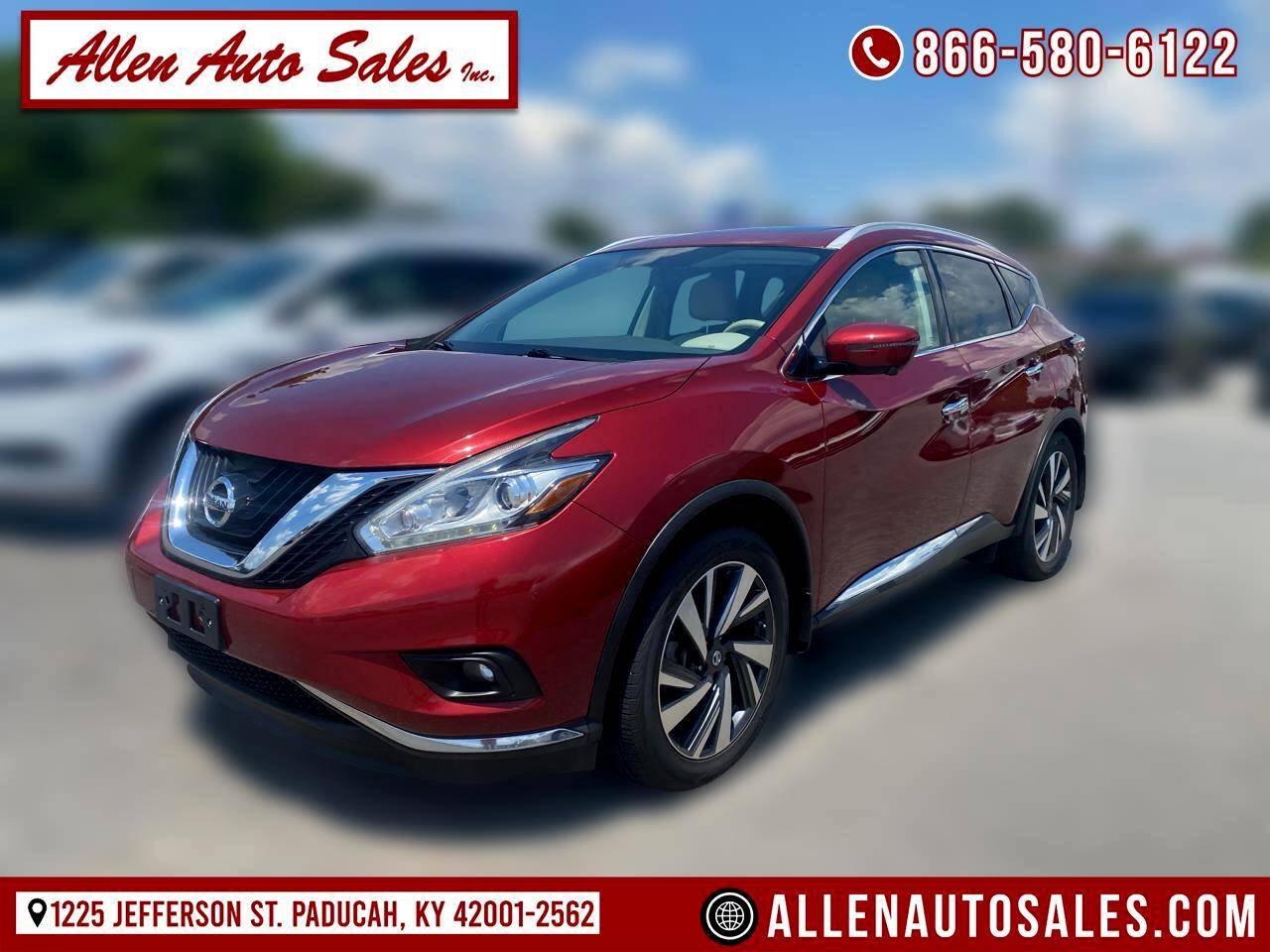 2018 Nissan Murano Platinum — SUV — 79,905 mi — Paducah, KY