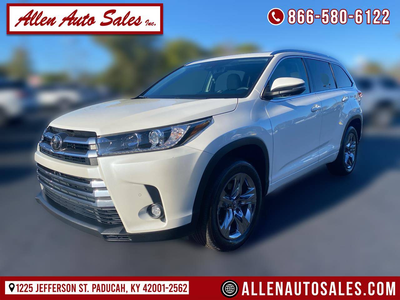 2019 Toyota Highlander Limited Platinum — SUV — 76,889 mi — Paducah, KY