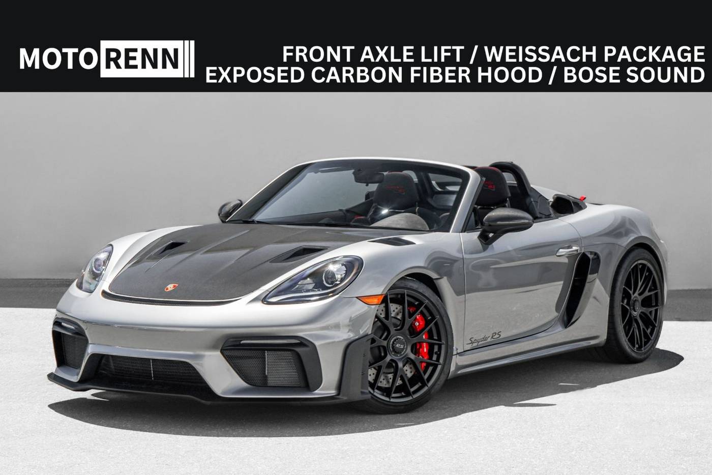 2024 Porsche 718 Boxster RS Spyder — Convertible — 743 mi — Los Angeles, CA