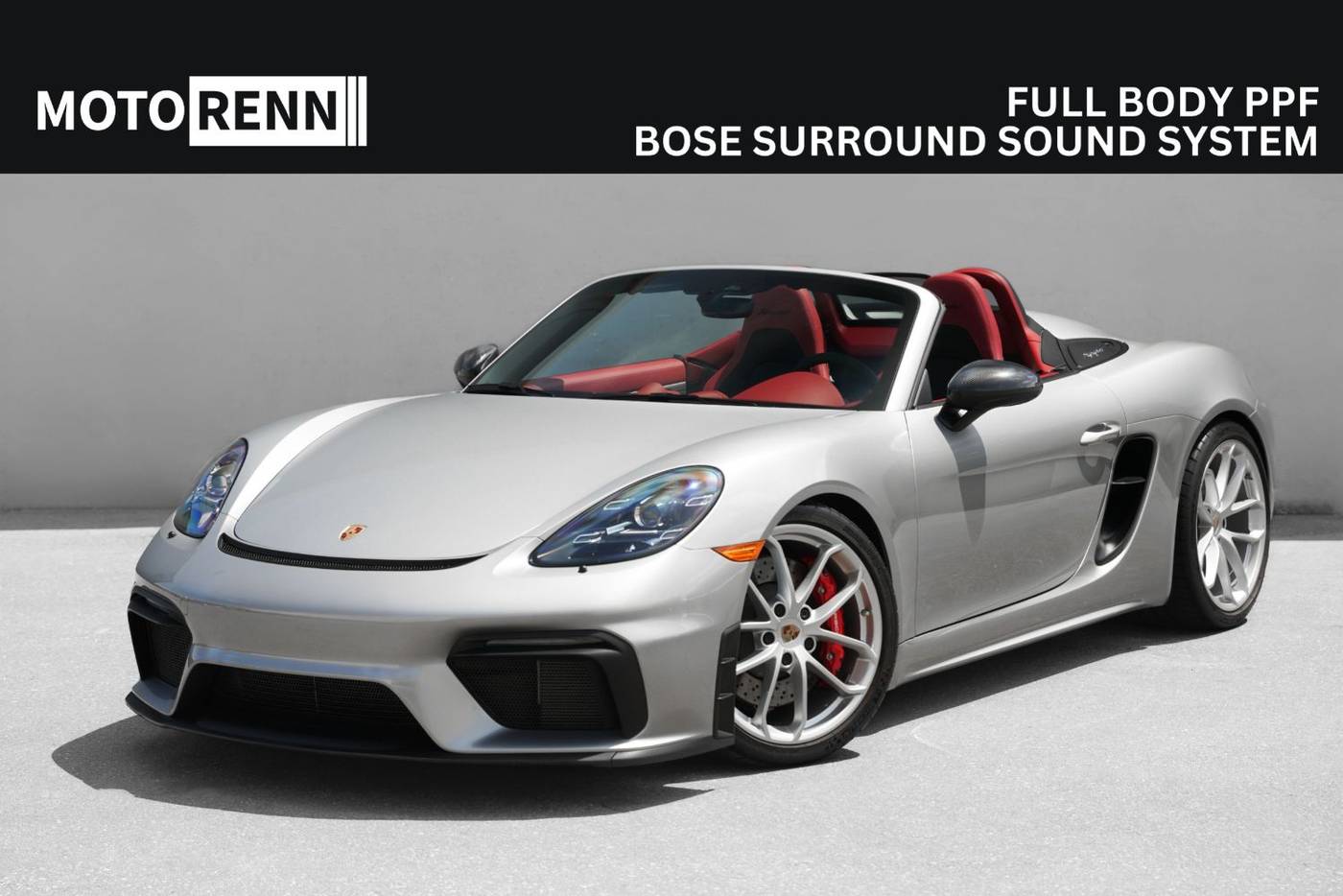 2022 Porsche 718 Boxster Spyder — Convertible — 3,429 mi — Los Angeles, CA
