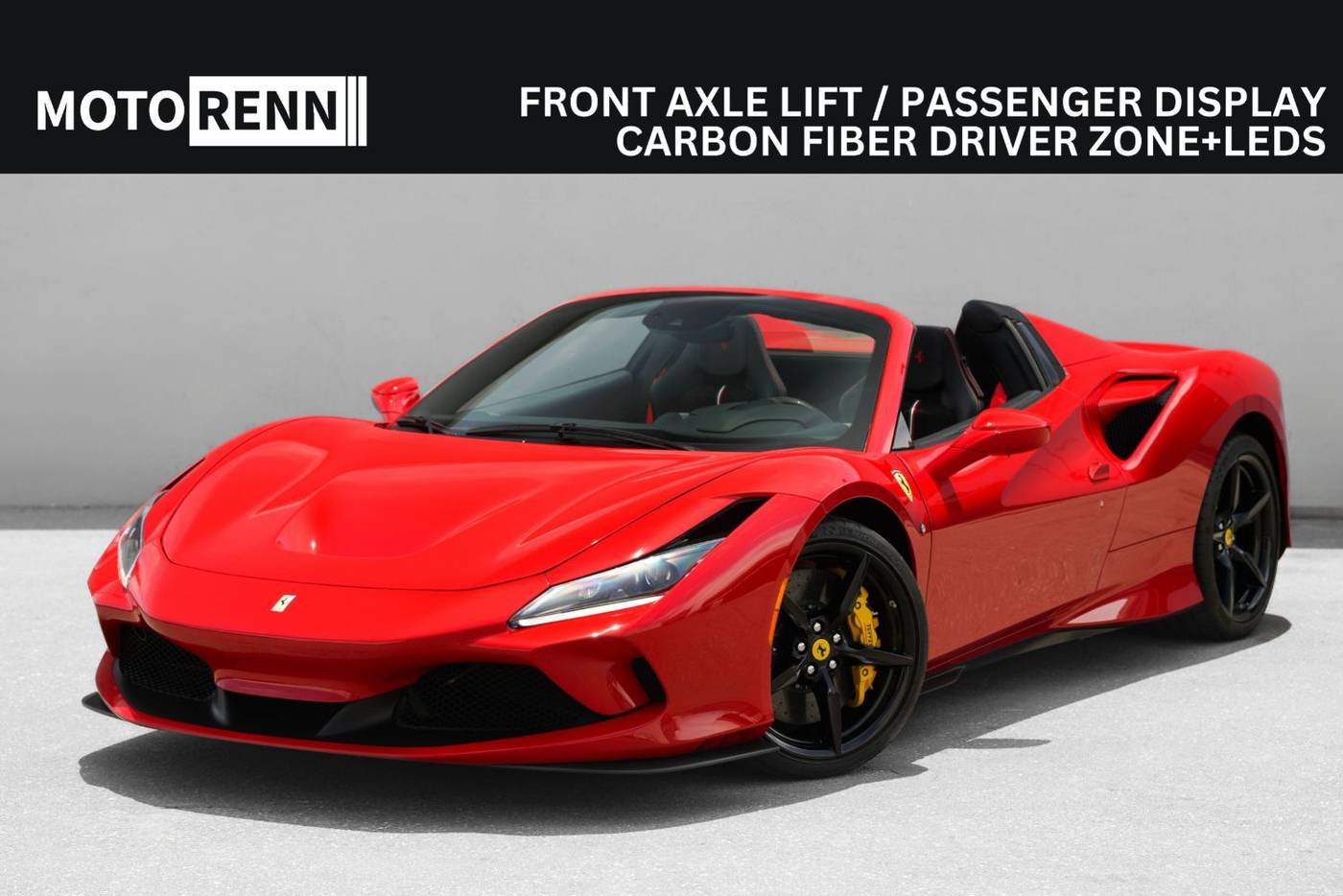 2022 Ferrari F8 Spider — Convertible — 1,217 mi — Los Angeles, CA