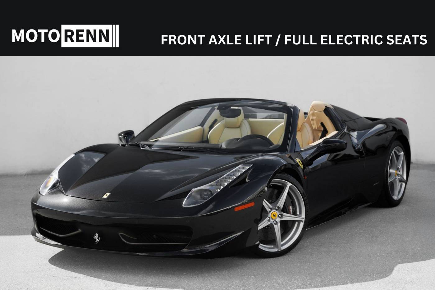 2014 Ferrari 458 Italia Spider — Convertible — 10,192 mi — Los Angeles, CA