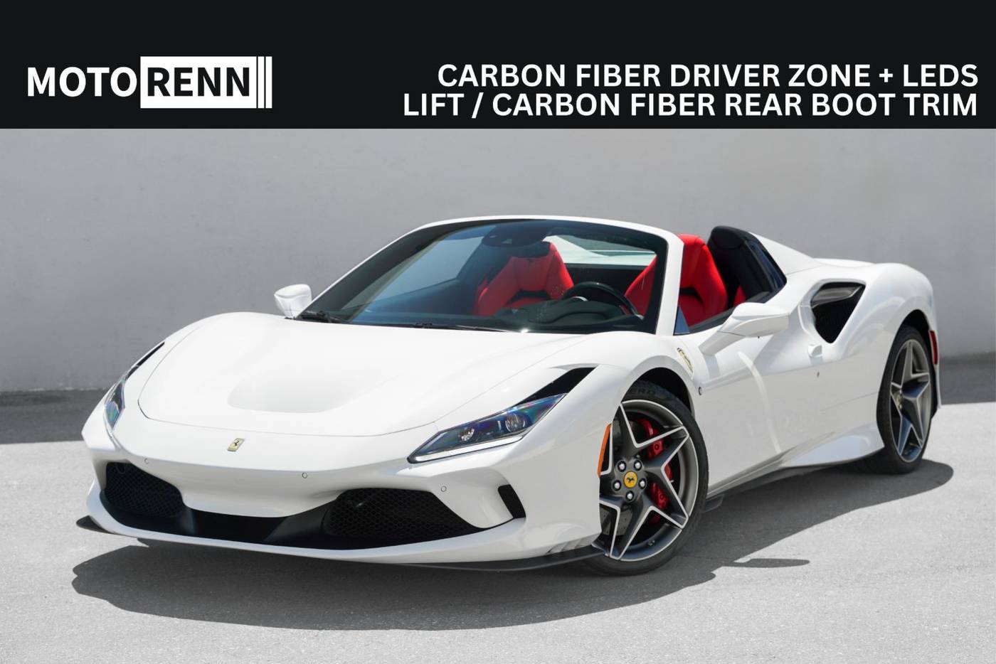 2021 Ferrari F8 Spider — Convertible — 8,090 mi — Los Angeles, CA