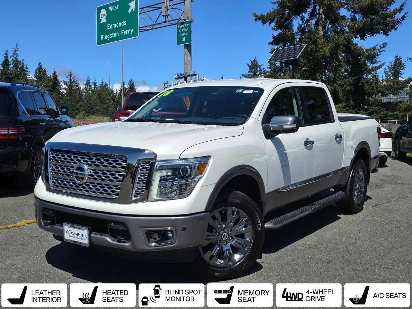 2018 Nissan Titan S — Pickup Truck — 31,956 mi — Edmonds, WA