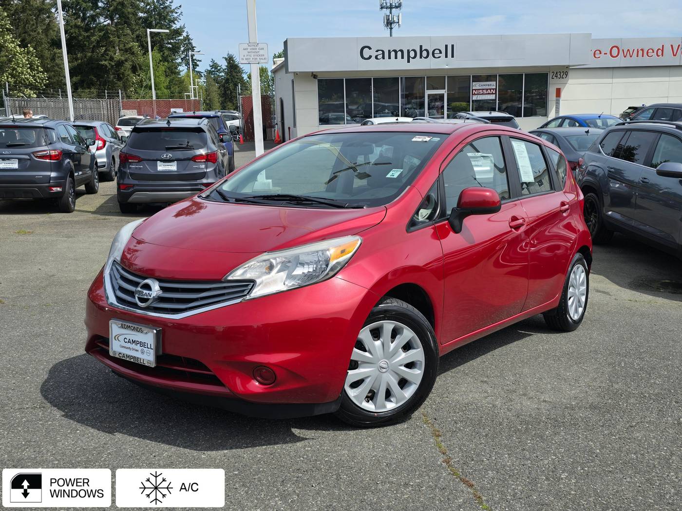 2014 Nissan Versa 1.6 SV — Hatchback — 68,451 mi — Edmonds, WA