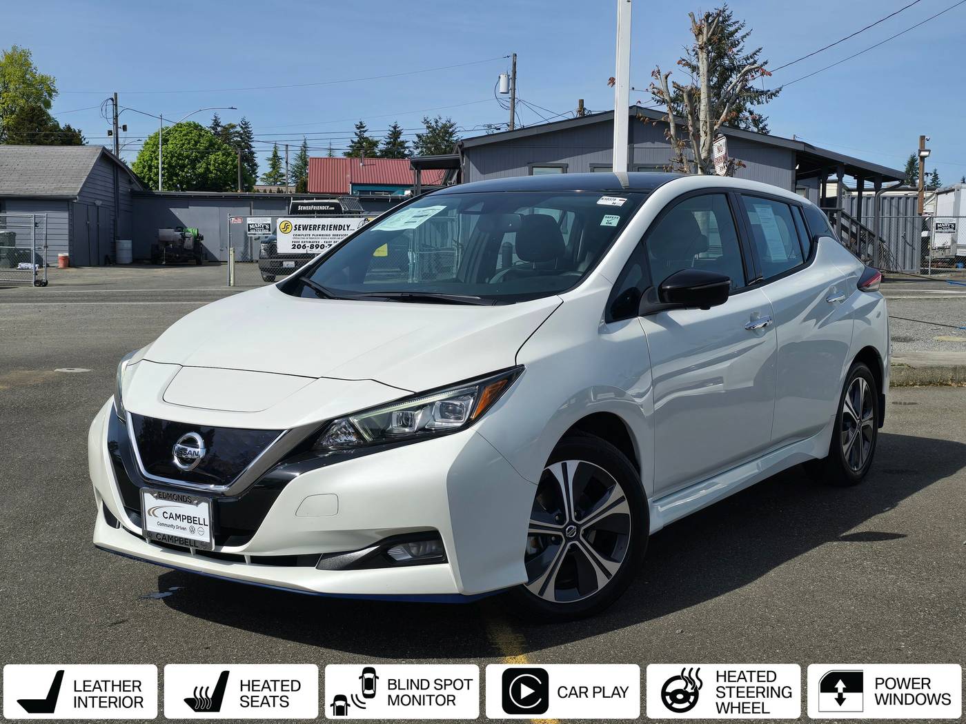 2022 Nissan LEAF SL PLUS — Hatchback — 35,743 mi — Edmonds, WA