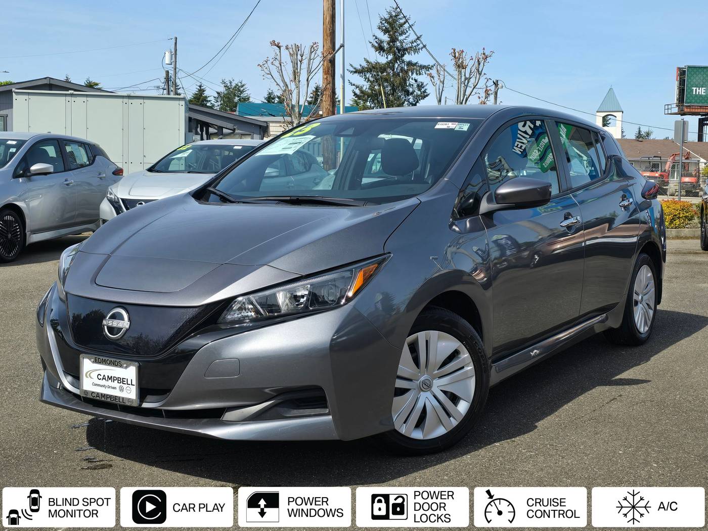 2023 Nissan LEAF S — Hatchback — 12,480 mi — Edmonds, WA