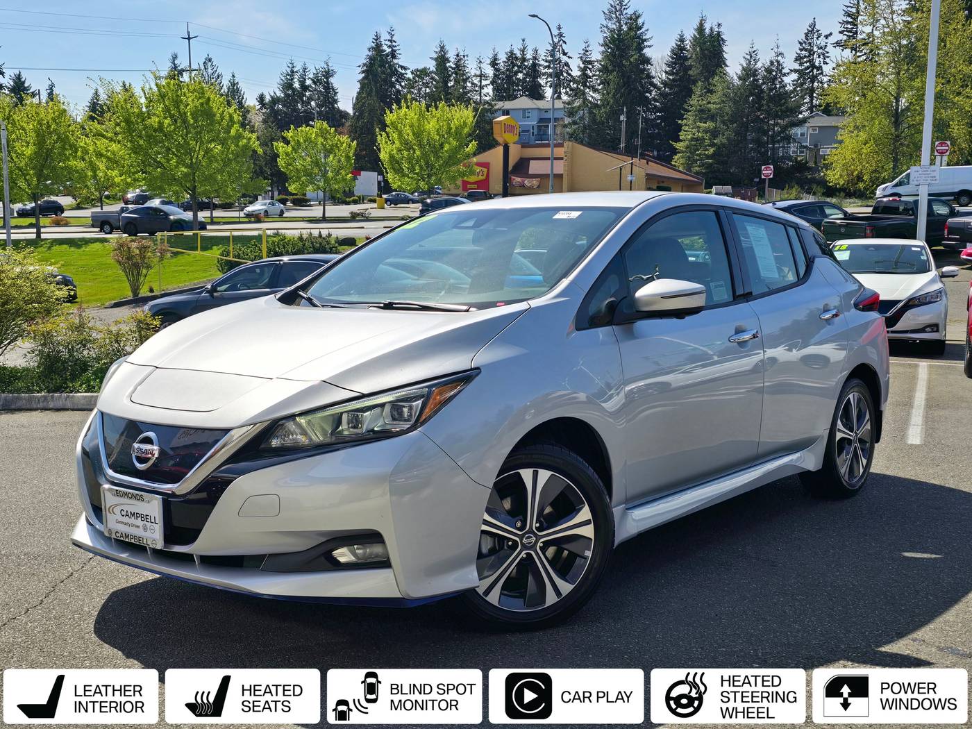 2022 Nissan LEAF SL PLUS — Hatchback — 90,889 mi — Edmonds, WA