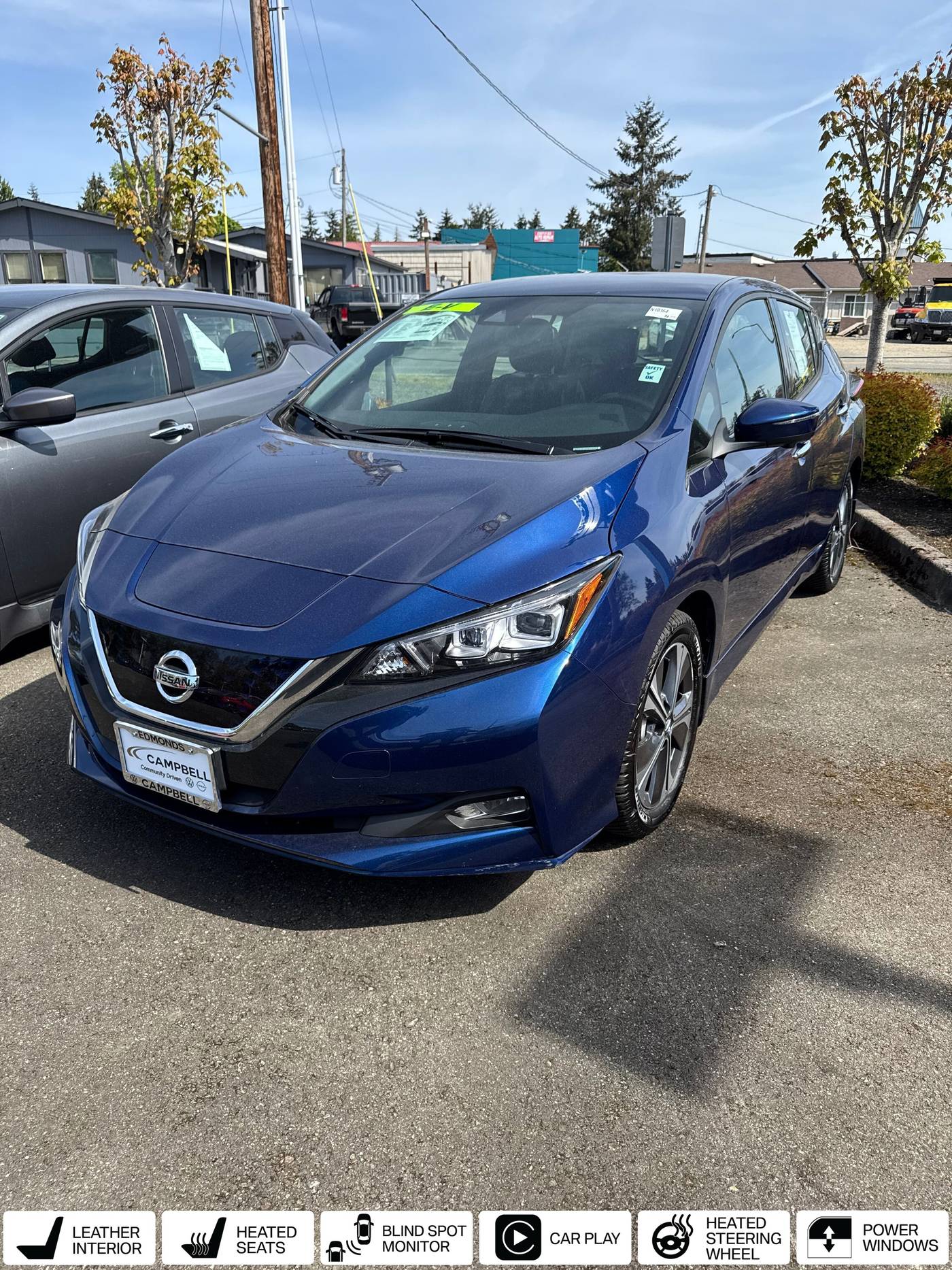 2022 Nissan LEAF SL PLUS — Hatchback — 33,523 mi — Edmonds, WA