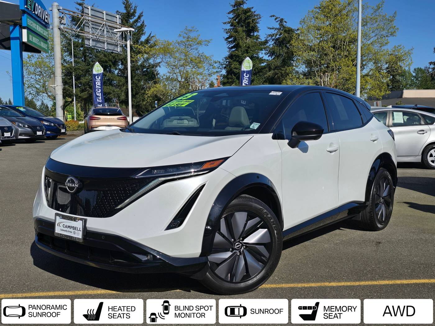 2023 Nissan Ariya Evolve+ — SUV — 13,488 mi — Edmonds, WA