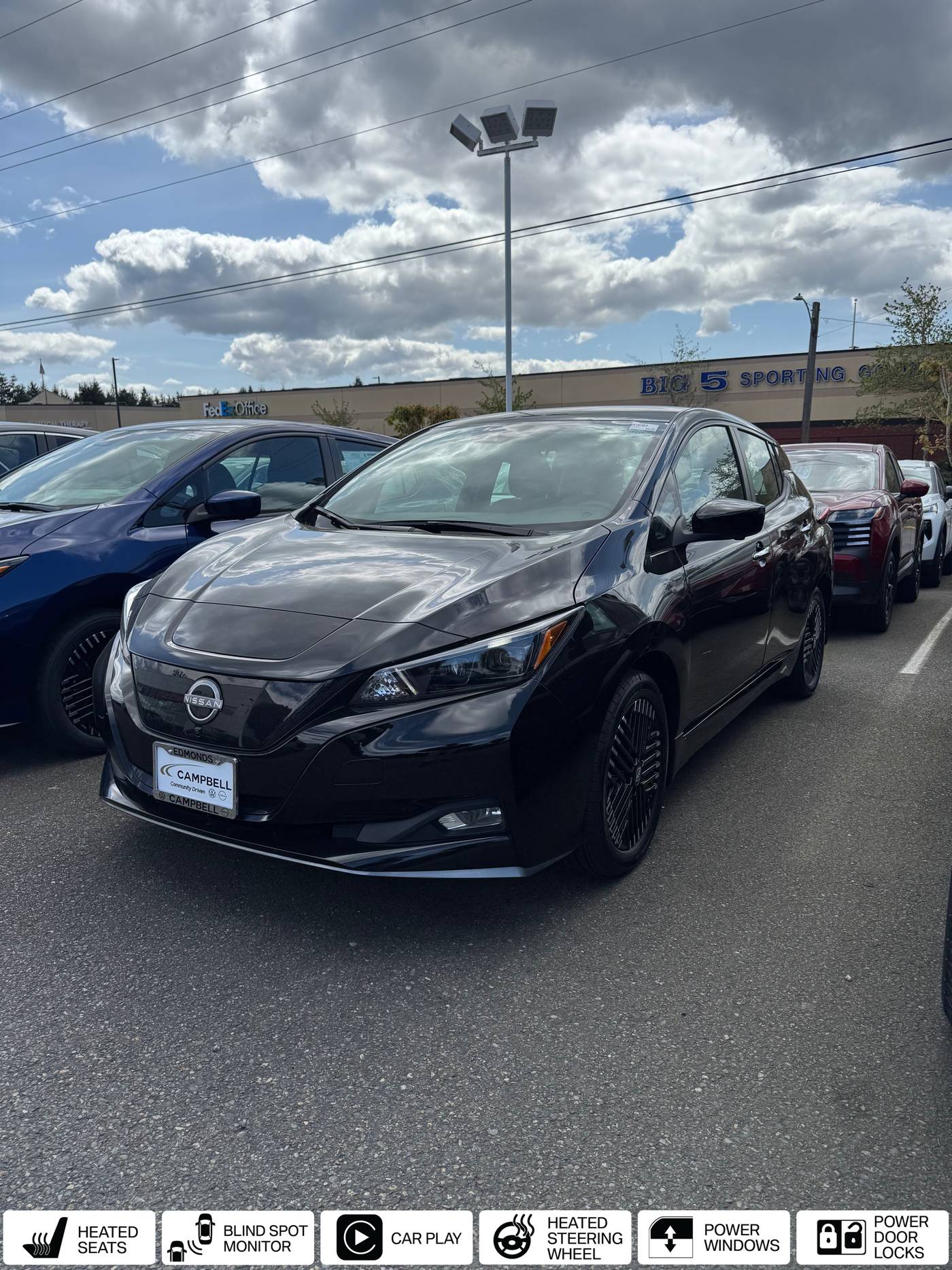2023 Nissan LEAF SV PLUS — Hatchback — 11,834 mi — Edmonds, WA