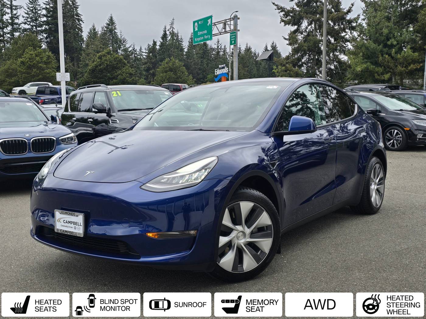 2021 Tesla Model Y Long Range — SUV — 38,243 mi — Edmonds, WA