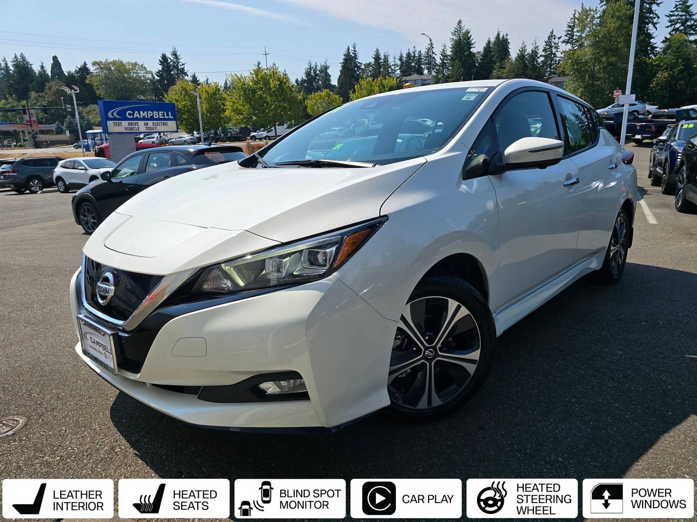 2021 Nissan LEAF SL PLUS — Hatchback — 27,000 mi — Edmonds, WA