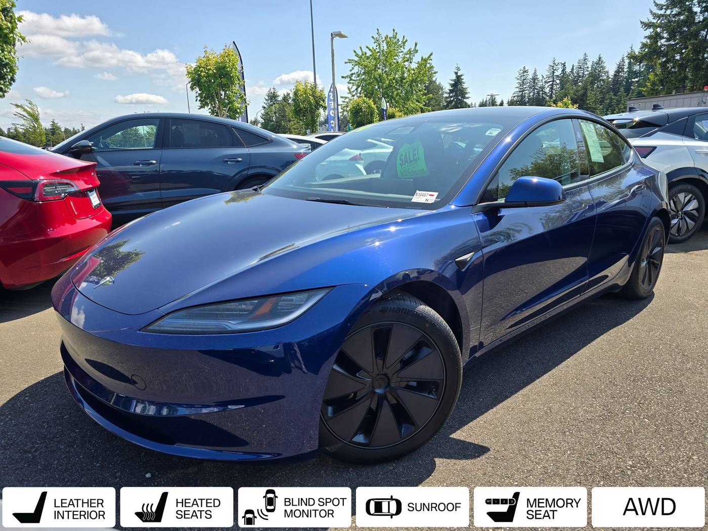 2024 Tesla Model 3 Long Range — Sedan — 6,597 mi — Edmonds, WA