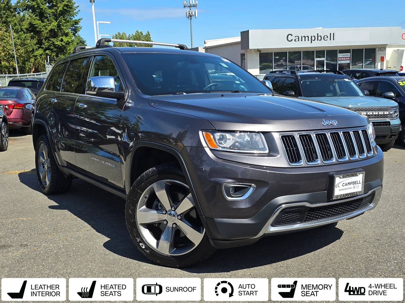 2015 Jeep Grand Cherokee Limited — SUV — 106,846 mi — Edmonds, WA