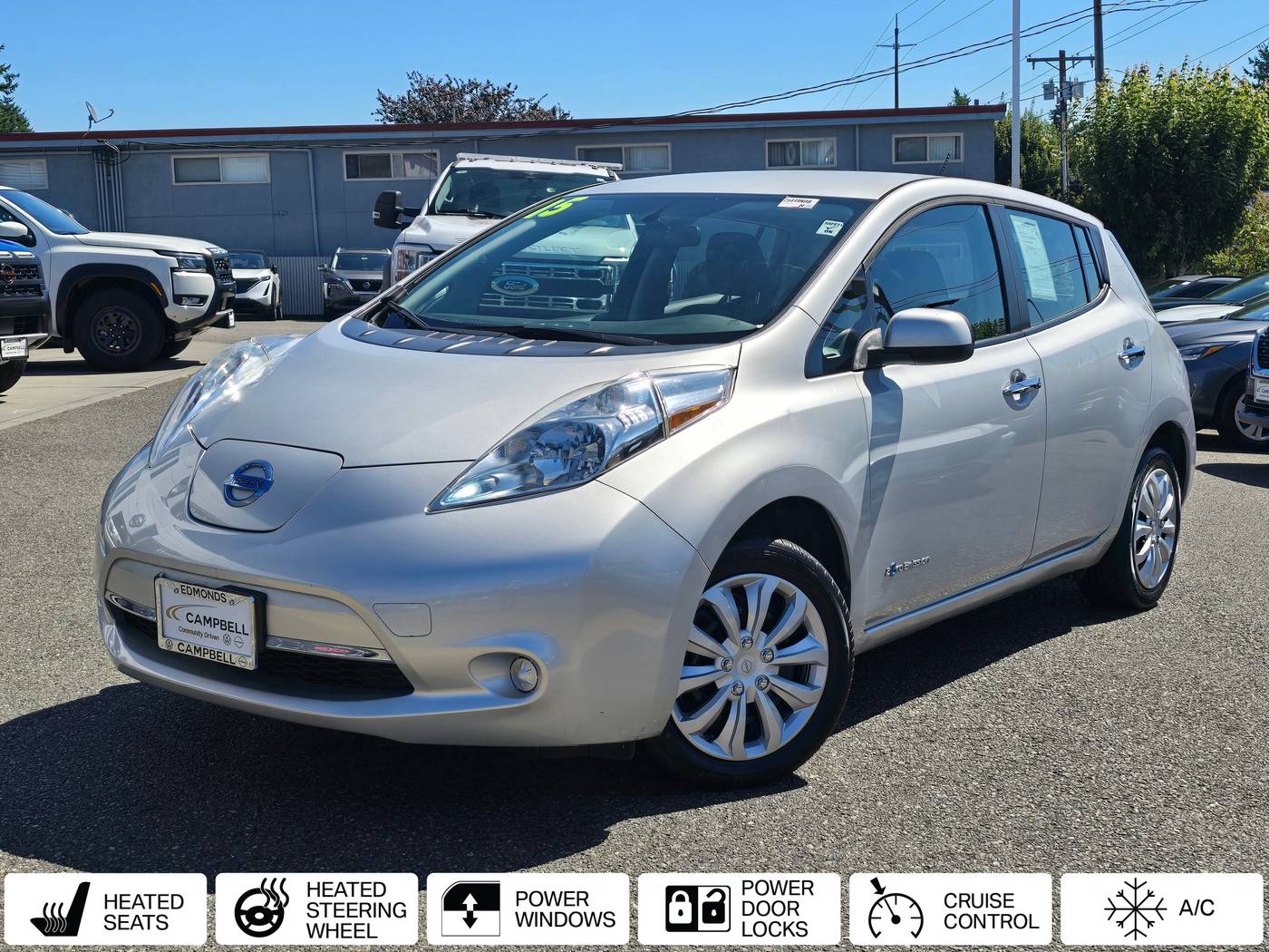 2015 Nissan LEAF S — Hatchback — 60,920 mi — Edmonds, WA