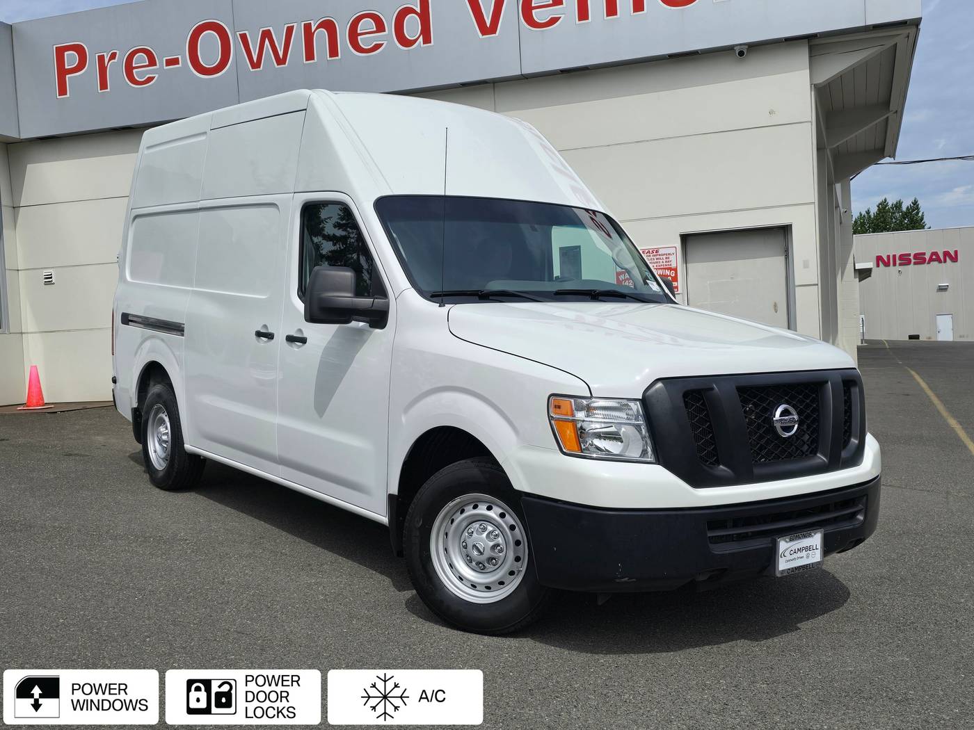 2020 Nissan NV Cargo NV2500 HD S — Cargo Van — 48,062 mi — Edmonds, WA