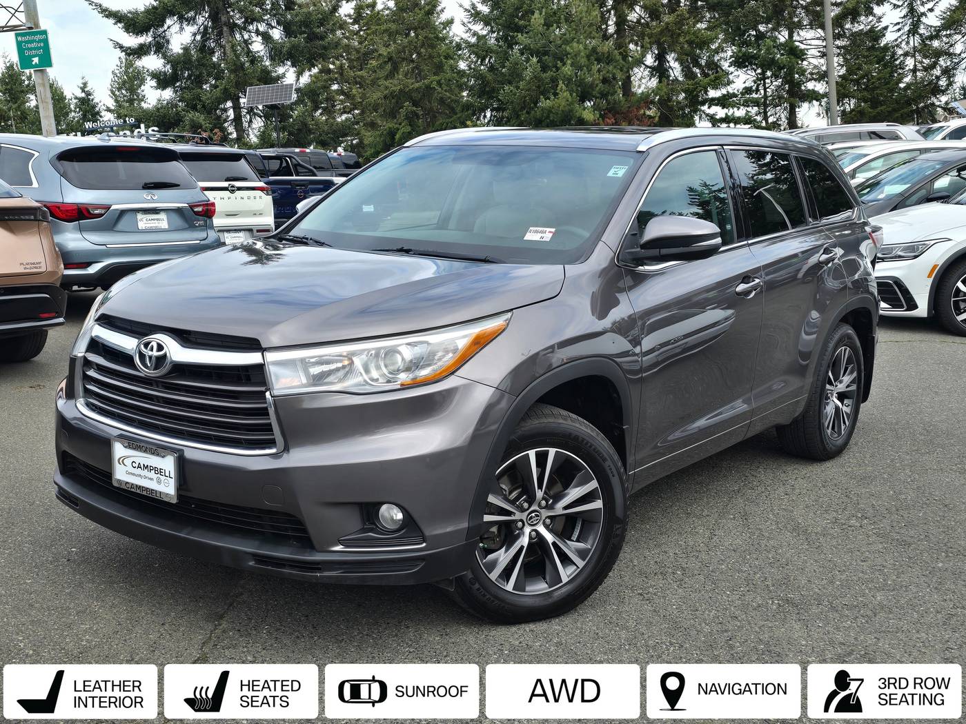 2016 Toyota Highlander XLE — SUV — 116,223 mi — Edmonds, WA