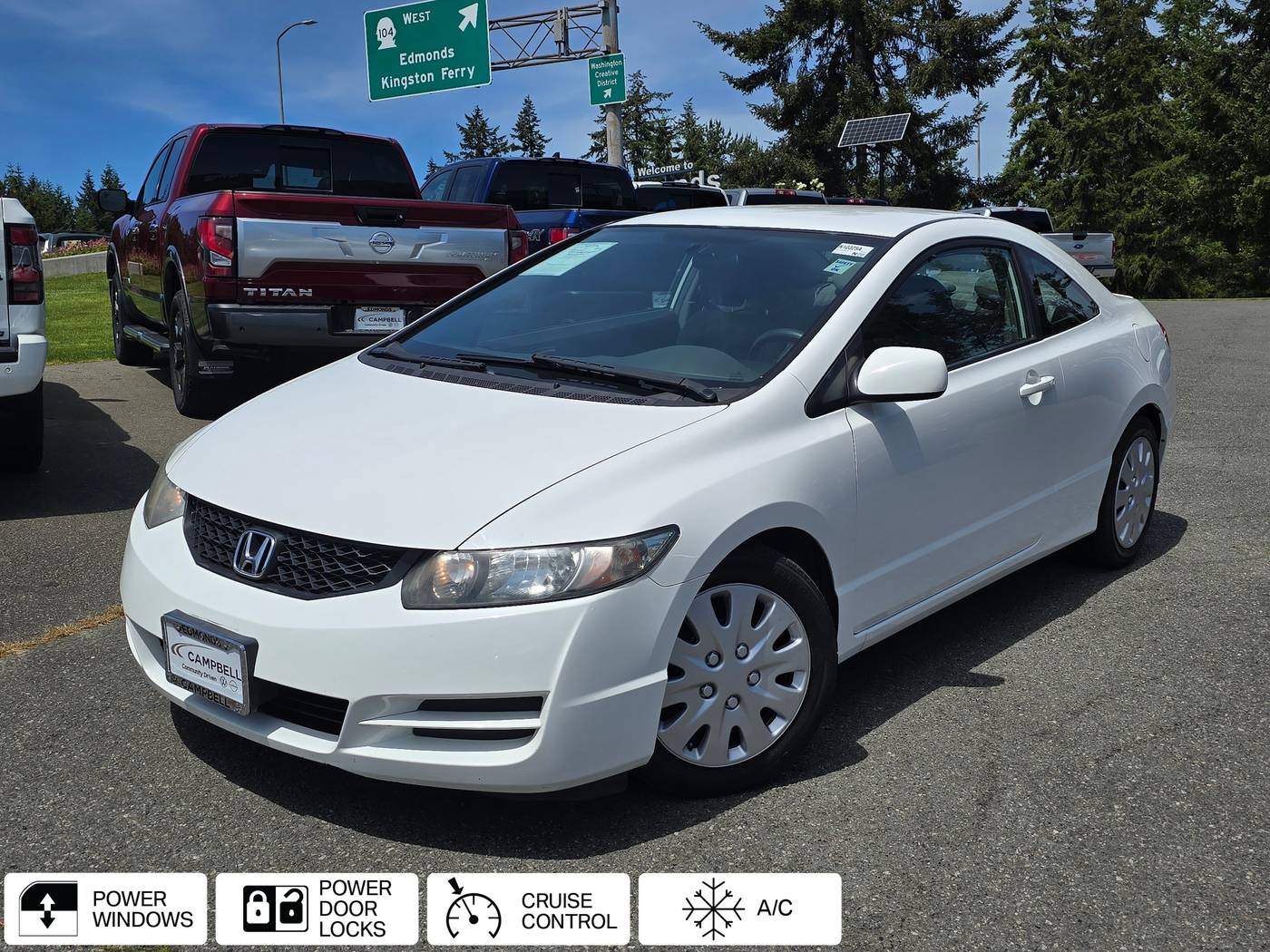 2011 Honda Civic LX — Coupe — 69,947 mi — Edmonds, WA
