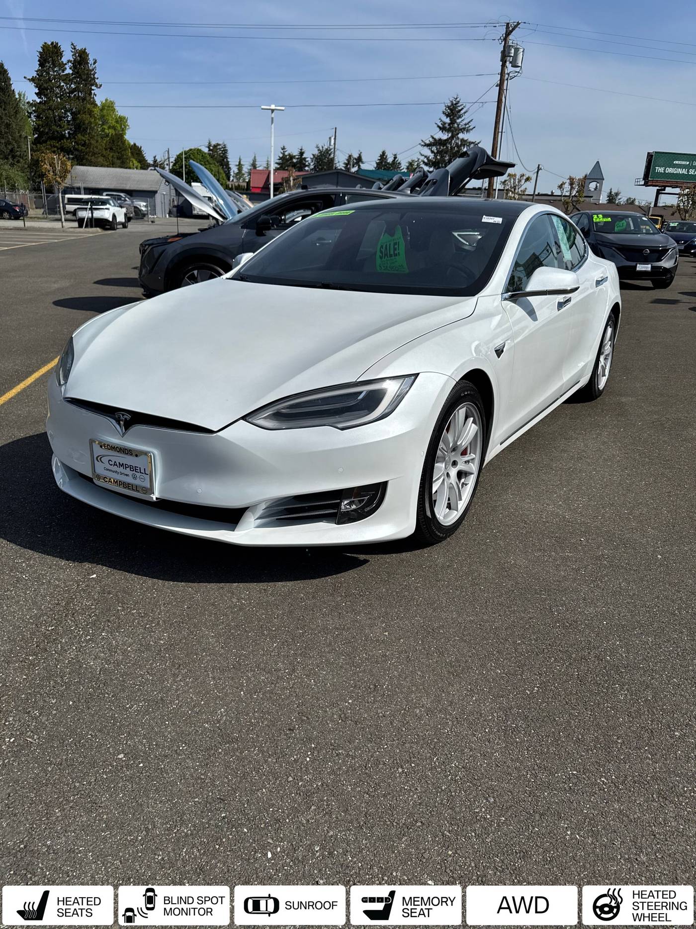 2020 Tesla Model S Performance — Hatchback — 32,606 mi — Edmonds, WA