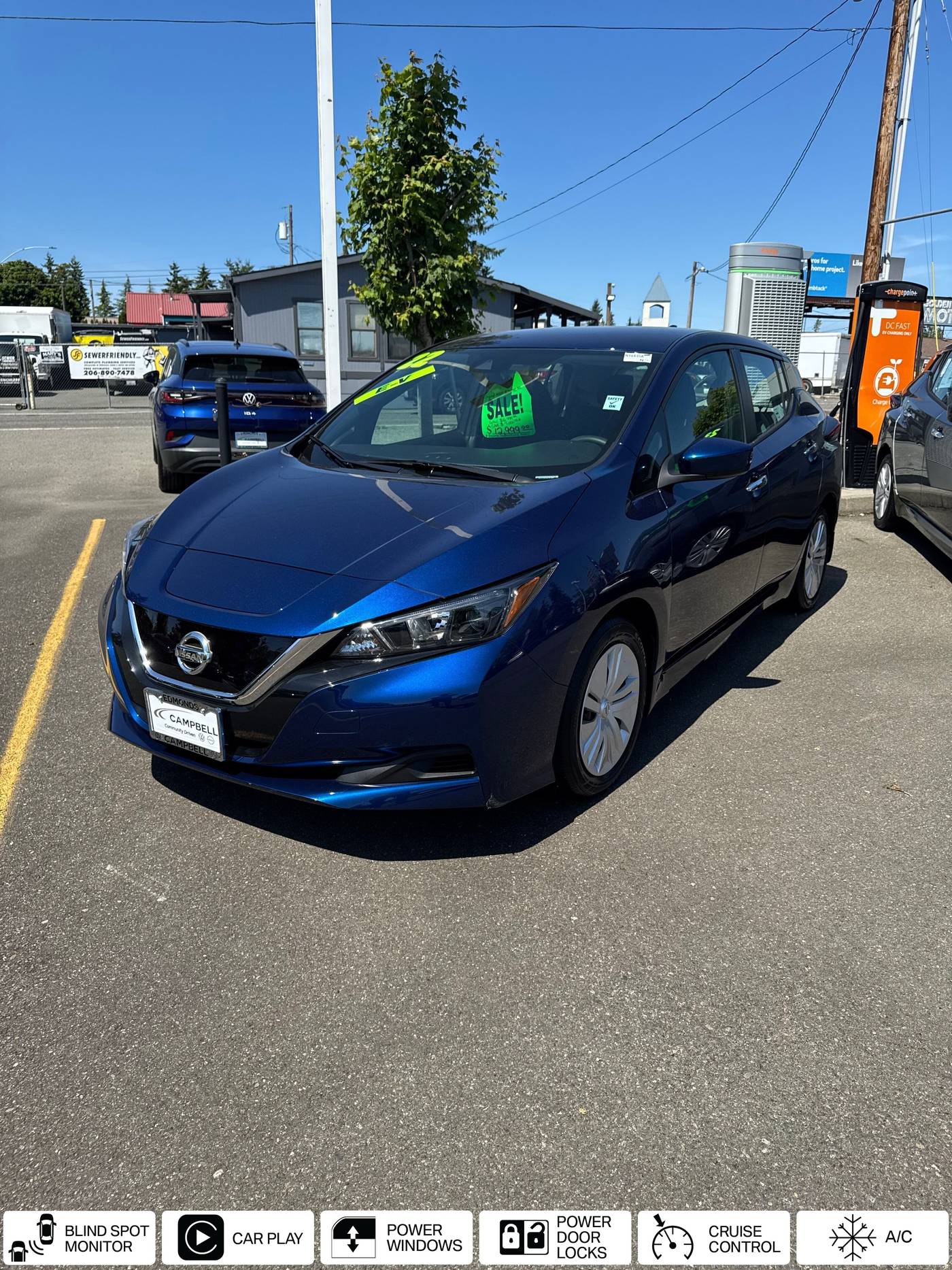 2022 Nissan LEAF S — Hatchback — 16,032 mi — Edmonds, WA