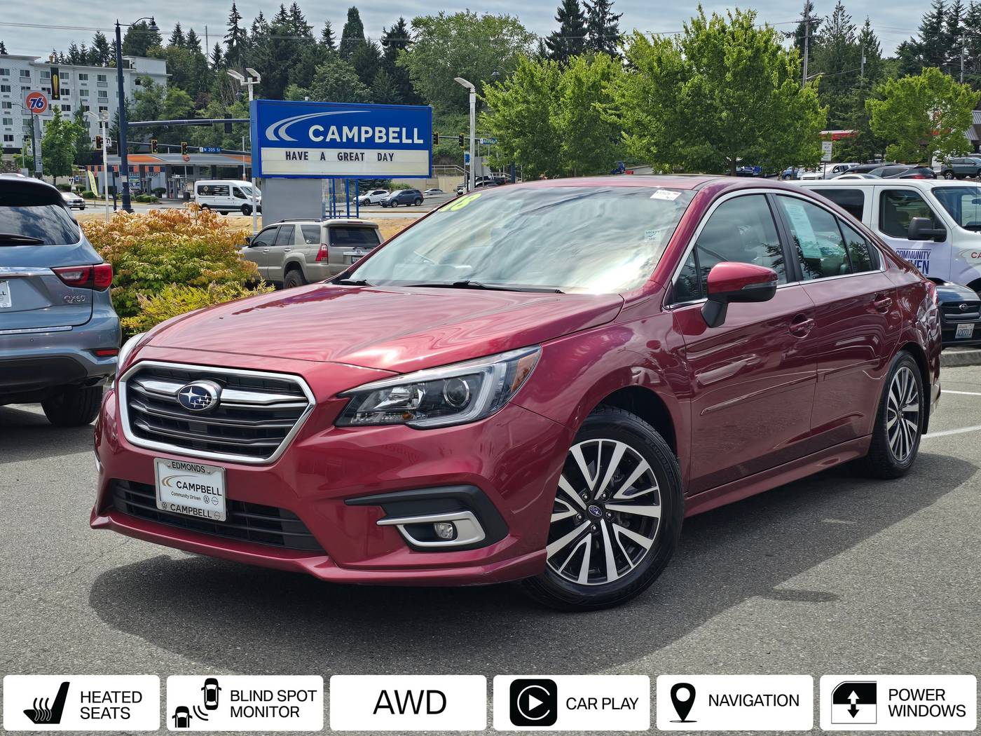 2018 Subaru Legacy 2.5i Premium — Sedan — 61,811 mi — Edmonds, WA