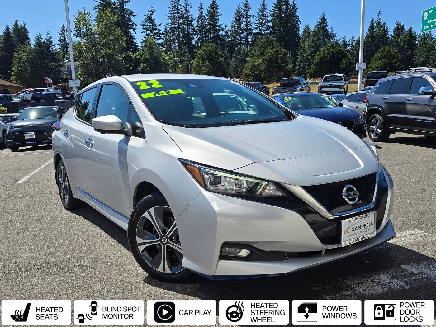 2022 Nissan LEAF SV PLUS — Hatchback — 33,138 mi — Edmonds, WA