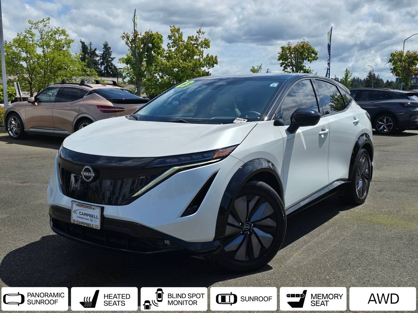 2023 Nissan Ariya Evolve+ — SUV — 13,684 mi — Edmonds, WA