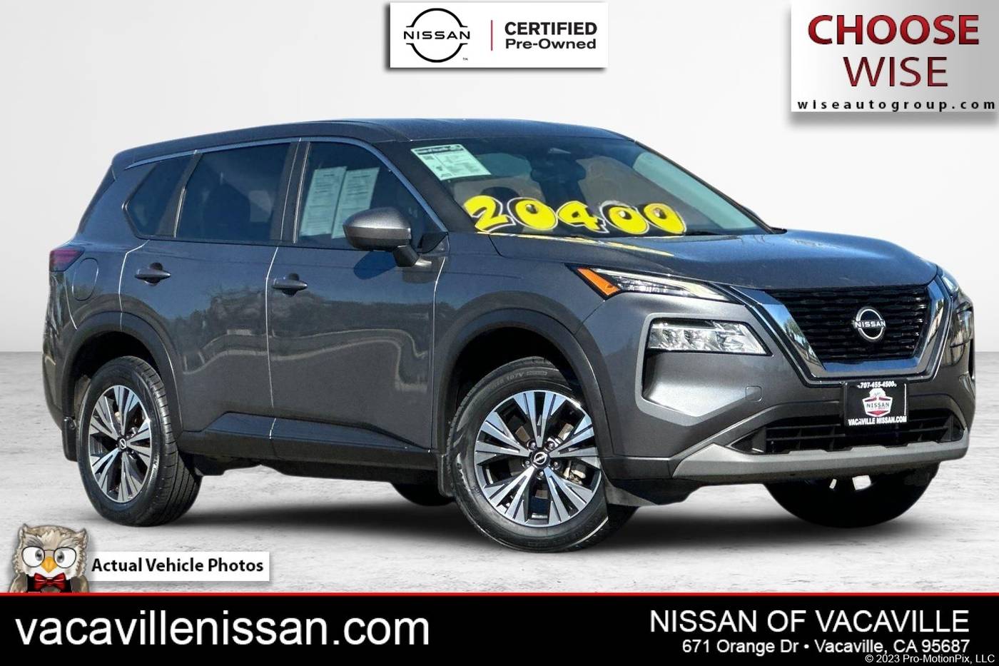 2023 Nissan Rogue SV — SUV — 52,534 mi — Vacaville, CA