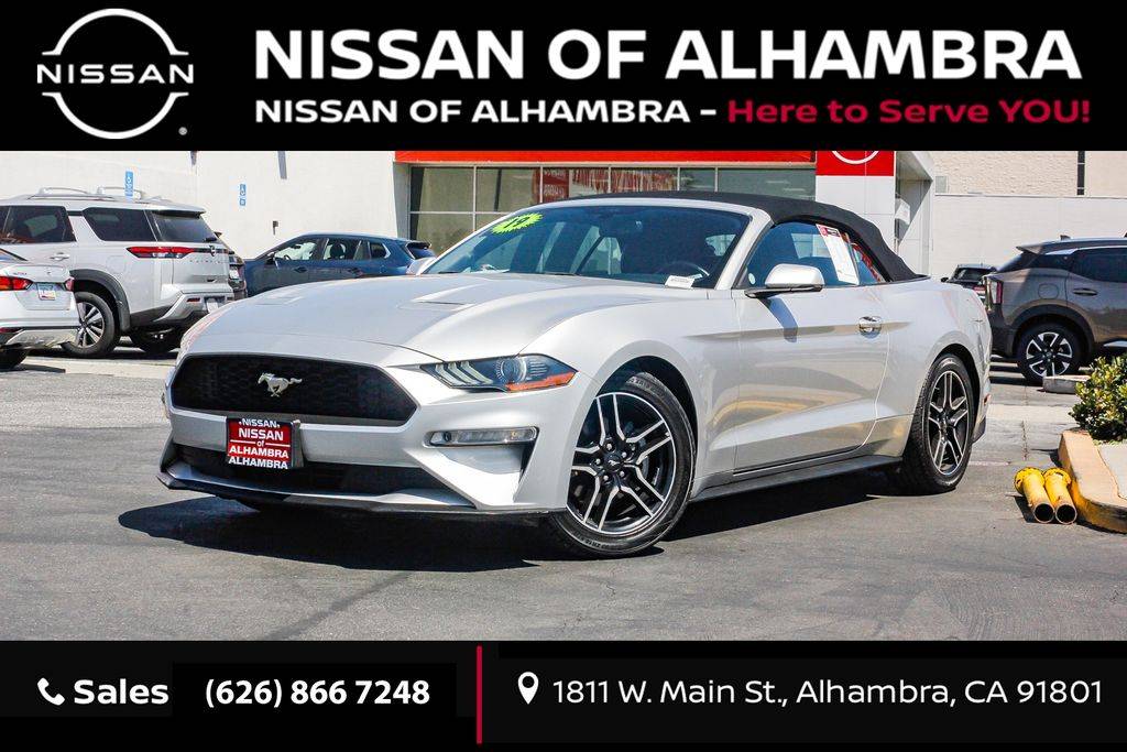 2019 Ford Mustang EcoBoost Premium — Convertible — 42,622 mi — Alhambra, CA