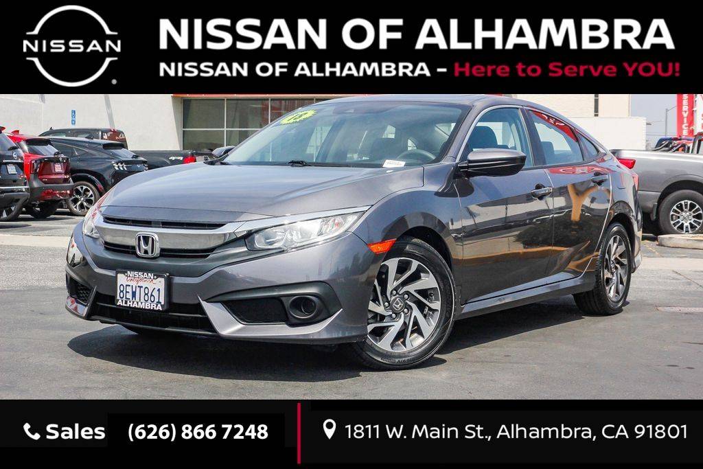 2018 Honda Civic EX — Sedan — 34,852 mi — Alhambra, CA
