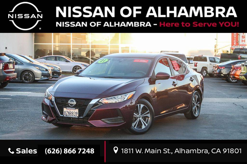2021 Nissan Sentra SV — Sedan — 26,923 mi — Alhambra, CA