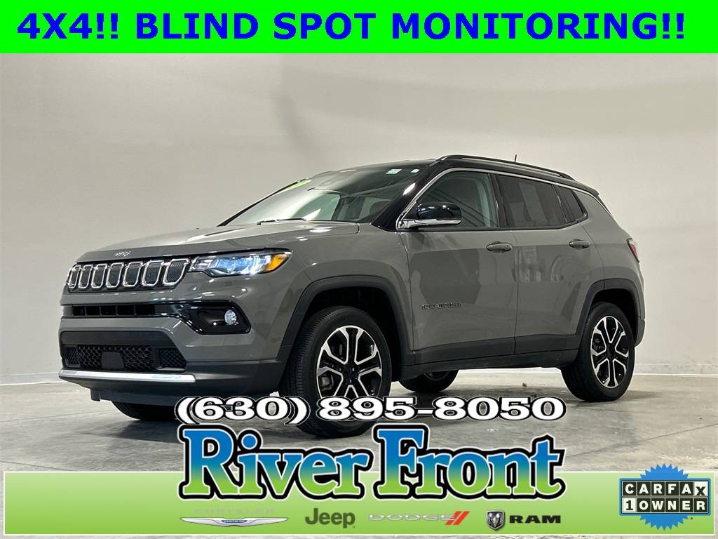 2022 Jeep Compass Limited — SUV — 23,707 mi — North Aurora, IL