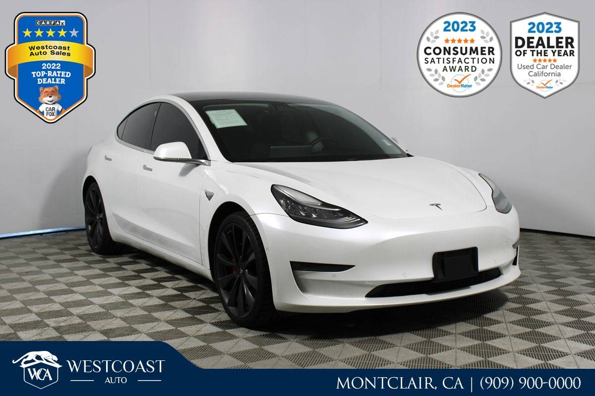 2020 Tesla Model 3 Performance — Sedan — 112,657 mi — Montclair, CA