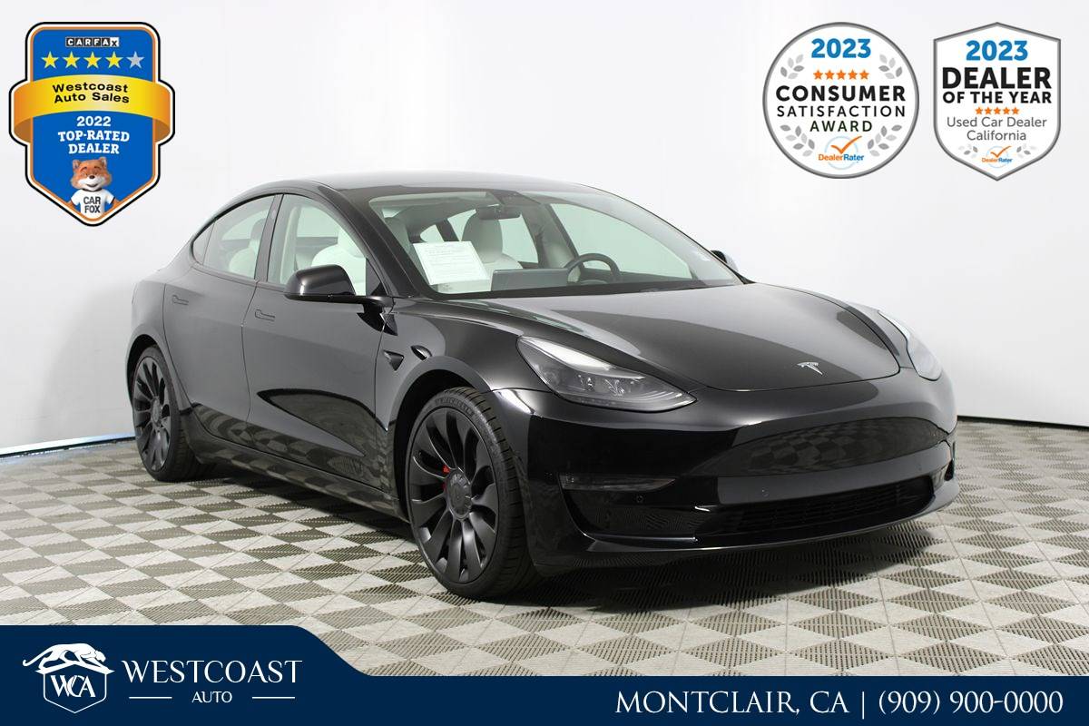 2022 Tesla Model 3 Performance — Sedan — 36,730 mi — Montclair, CA